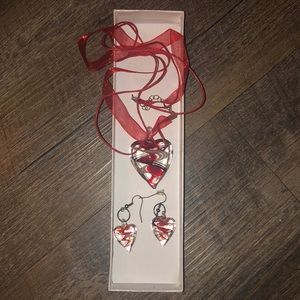 Blown Glass Jewelry Set